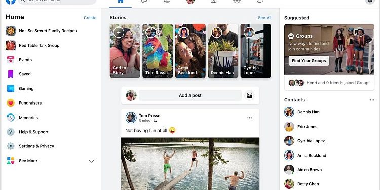 Nowy wygląd Facebooka