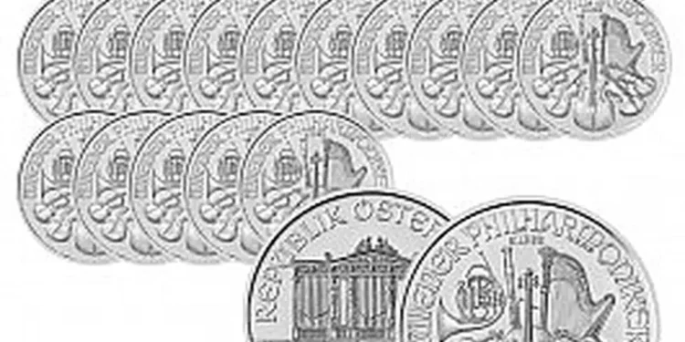 Srebrne monety bulionowe